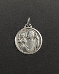 Mid century French St. Christopher medal in 800 silver with figural design by Jean Balme – Auric Vintage