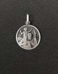 Vintage French St. Christopher pendant in silver with figural design by Crochet – Auric Vintage
