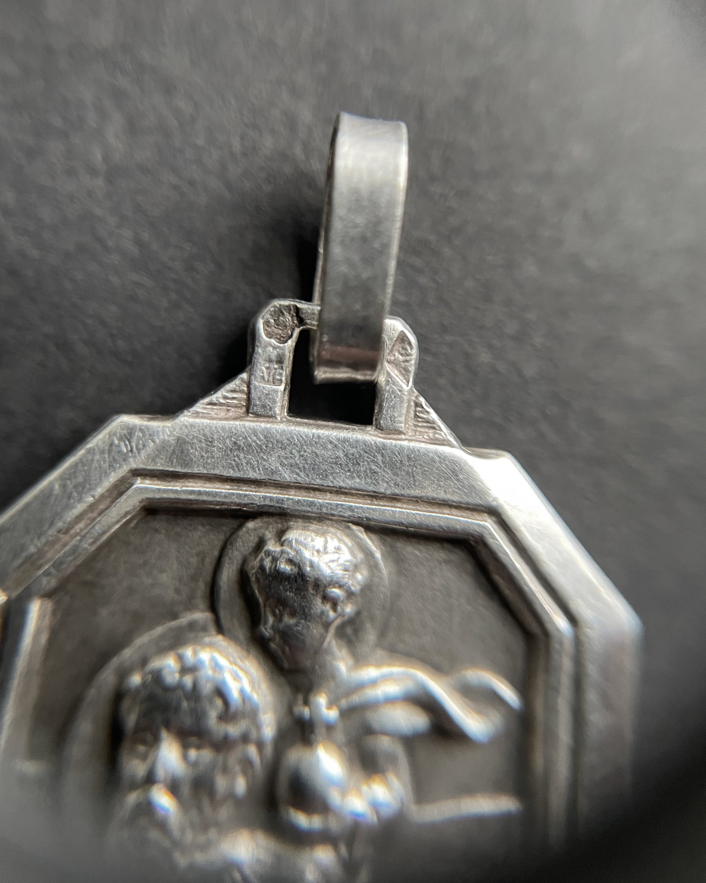 Vintage truncated St. Christopher pendant