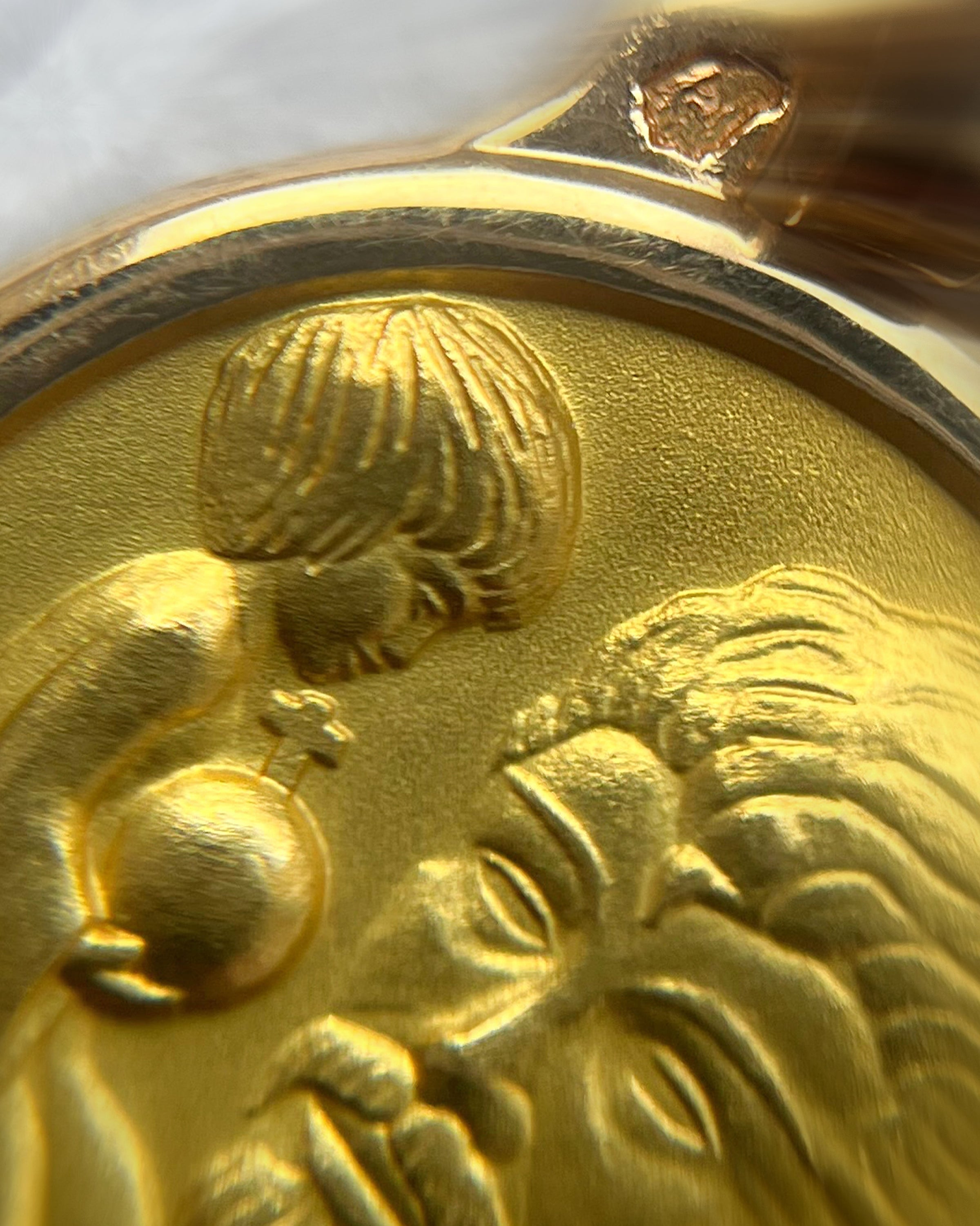 Late 20th century mini St.Christopher medal
