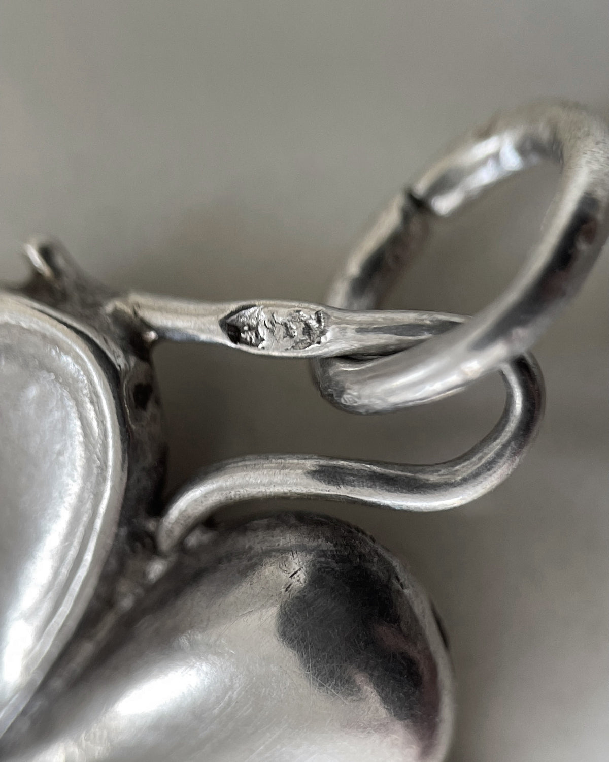 Antique lucky four-leaved clover pendant