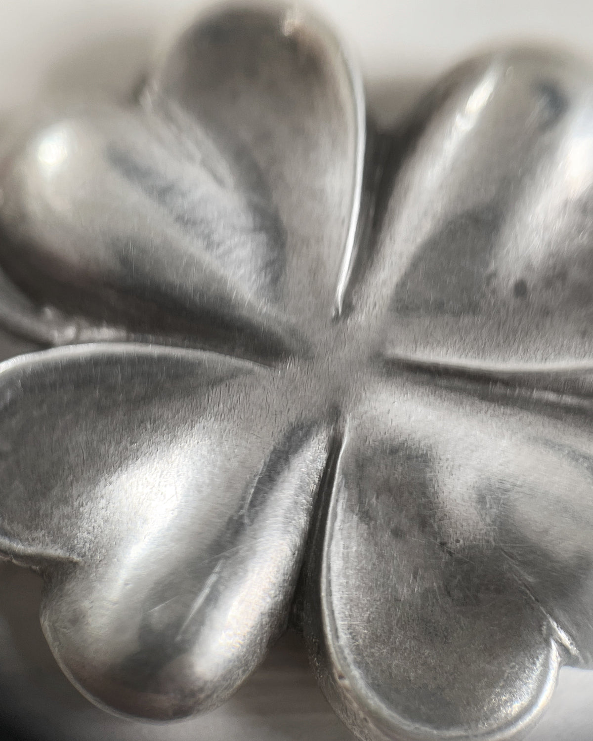 Antique lucky four-leaved clover pendant