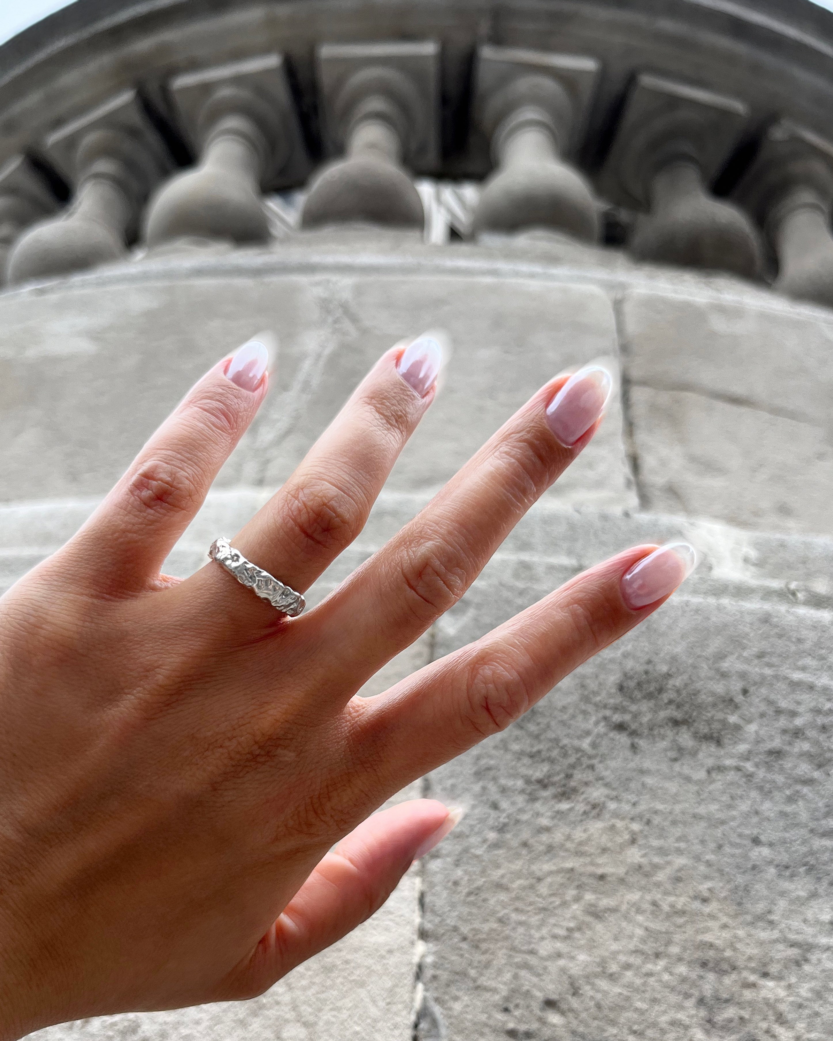 Brutalist ring I - Slim