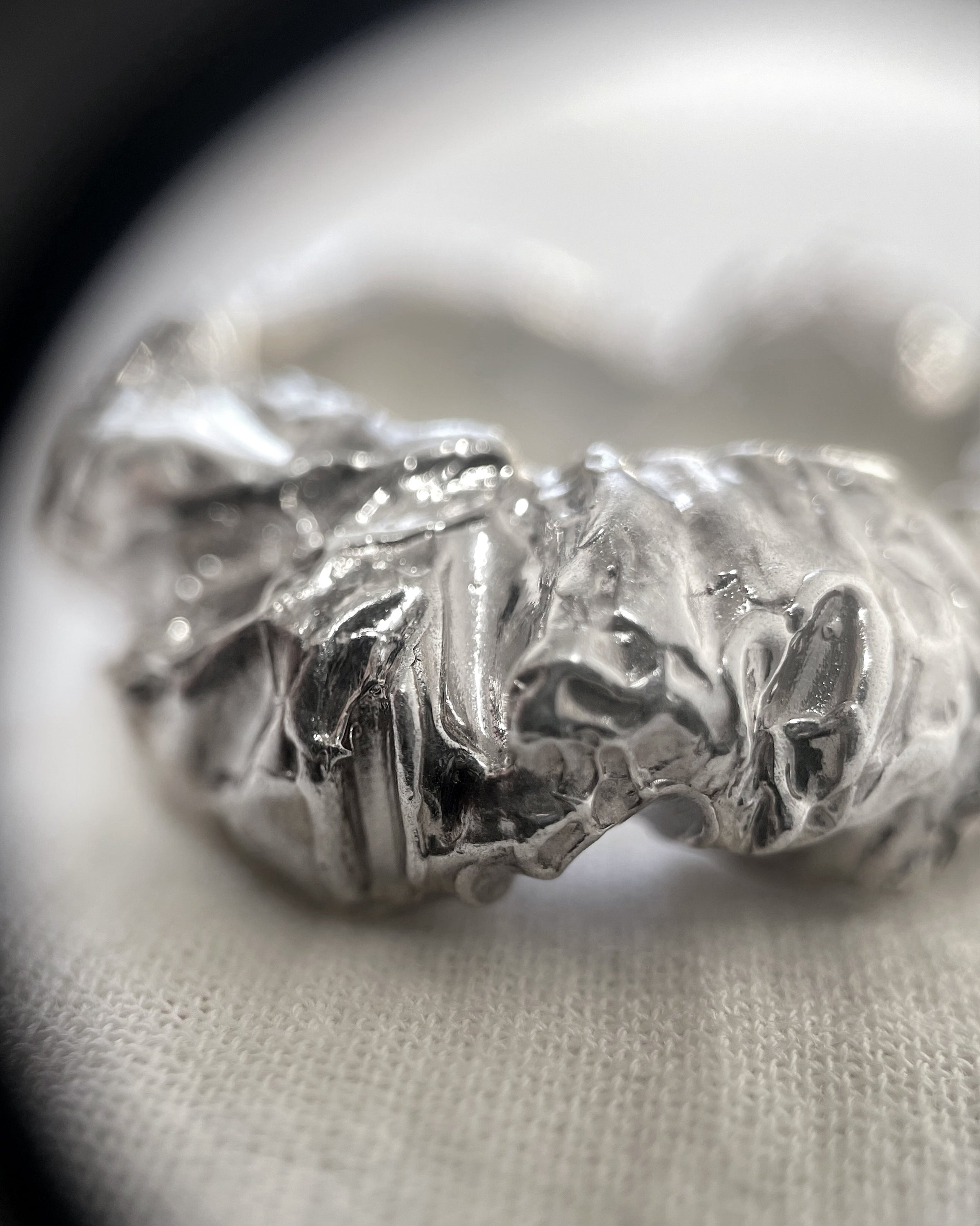 Brutalist ring IV - Jagged