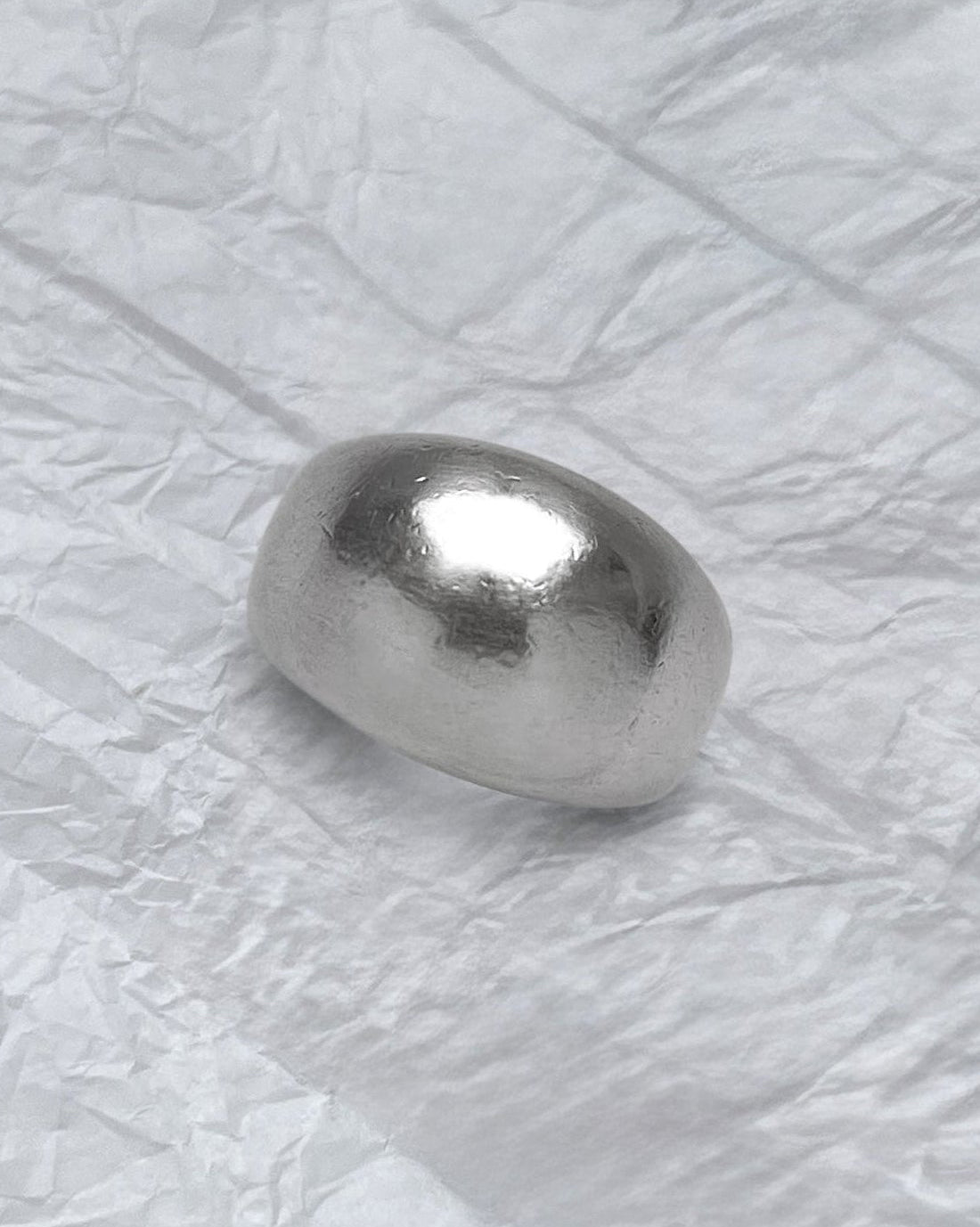 Contemporary minimalist dome ring