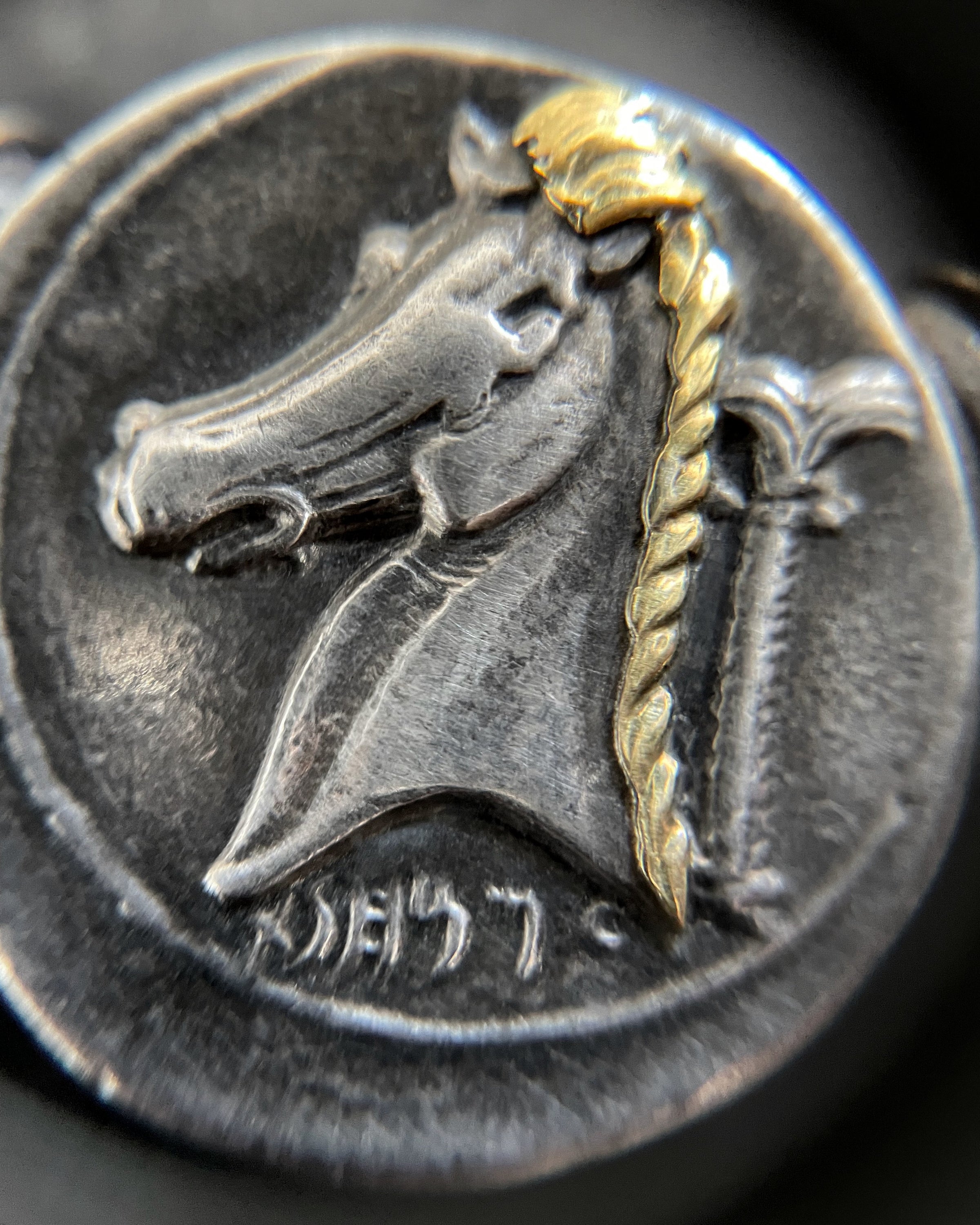 Carthaginian Tetradrachm Pendant collar by Arthus Bertrand
