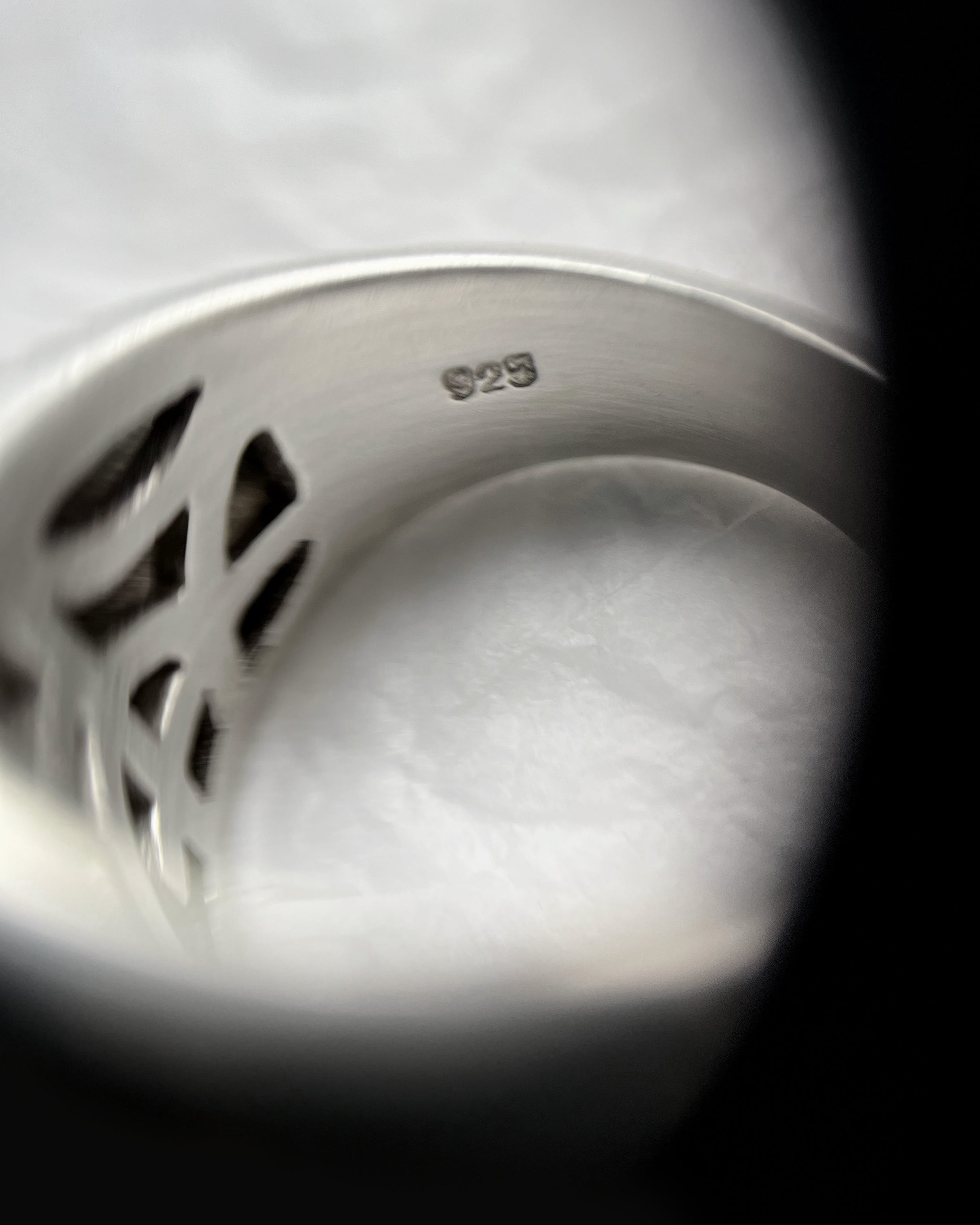 Contemporary chunky bombe ring
