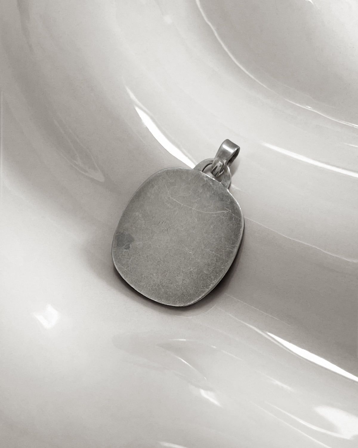 Sixties cushion shape St. Christopher pendant