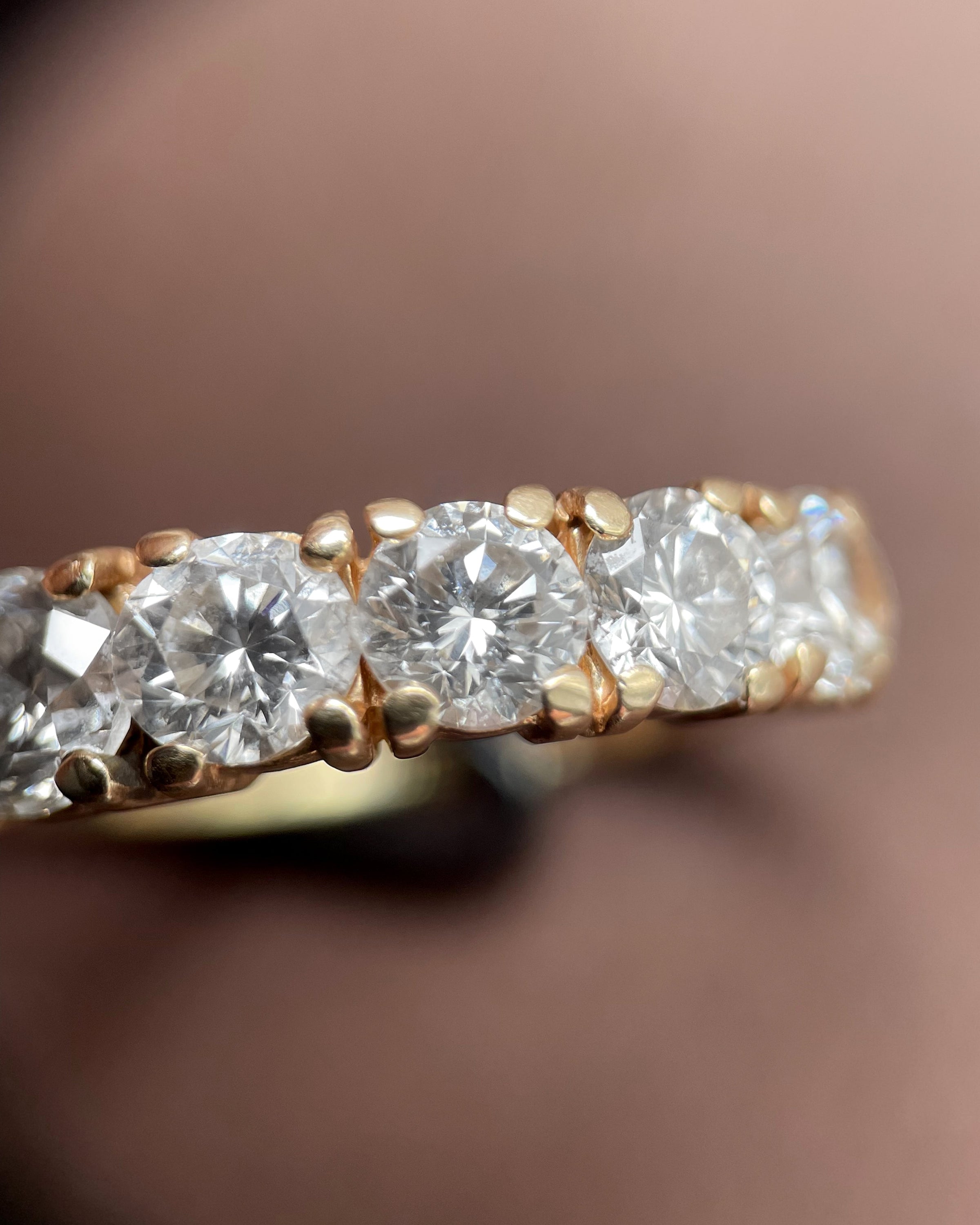 Noughties five stone diamond ring