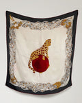 Must de Cartier Panther scarf in white-grey