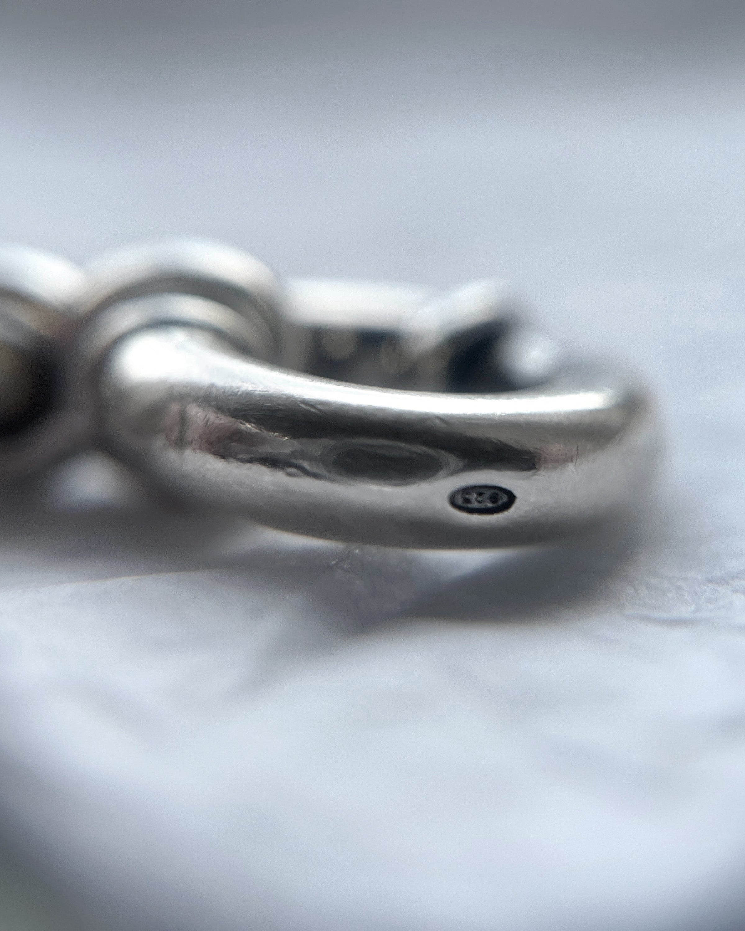 Vintage diamond-cut belcher bracelet