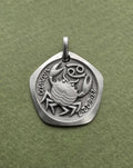 1970s French Cancer zodiac pendant in 800 silver with crab motif by Jean Balme – Auric Vintage