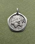 1970s French Leo zodiac pendant in 800 silver with lion motif by Jean Balme – Auric Vintage