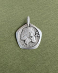 1970s French Leo zodiac mini pendant in 800 silver with lion motif by Jean Balme – Auric Vintage