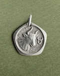 1970s French Taurus zodiac pendant in 800 silver with bull motif by Jean Balme – Auric Vintage