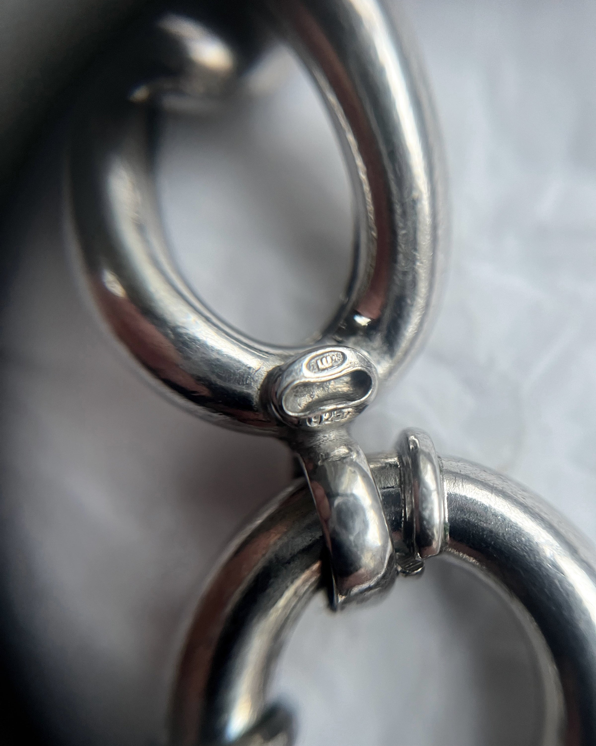 Y2K chunky open curb necklace