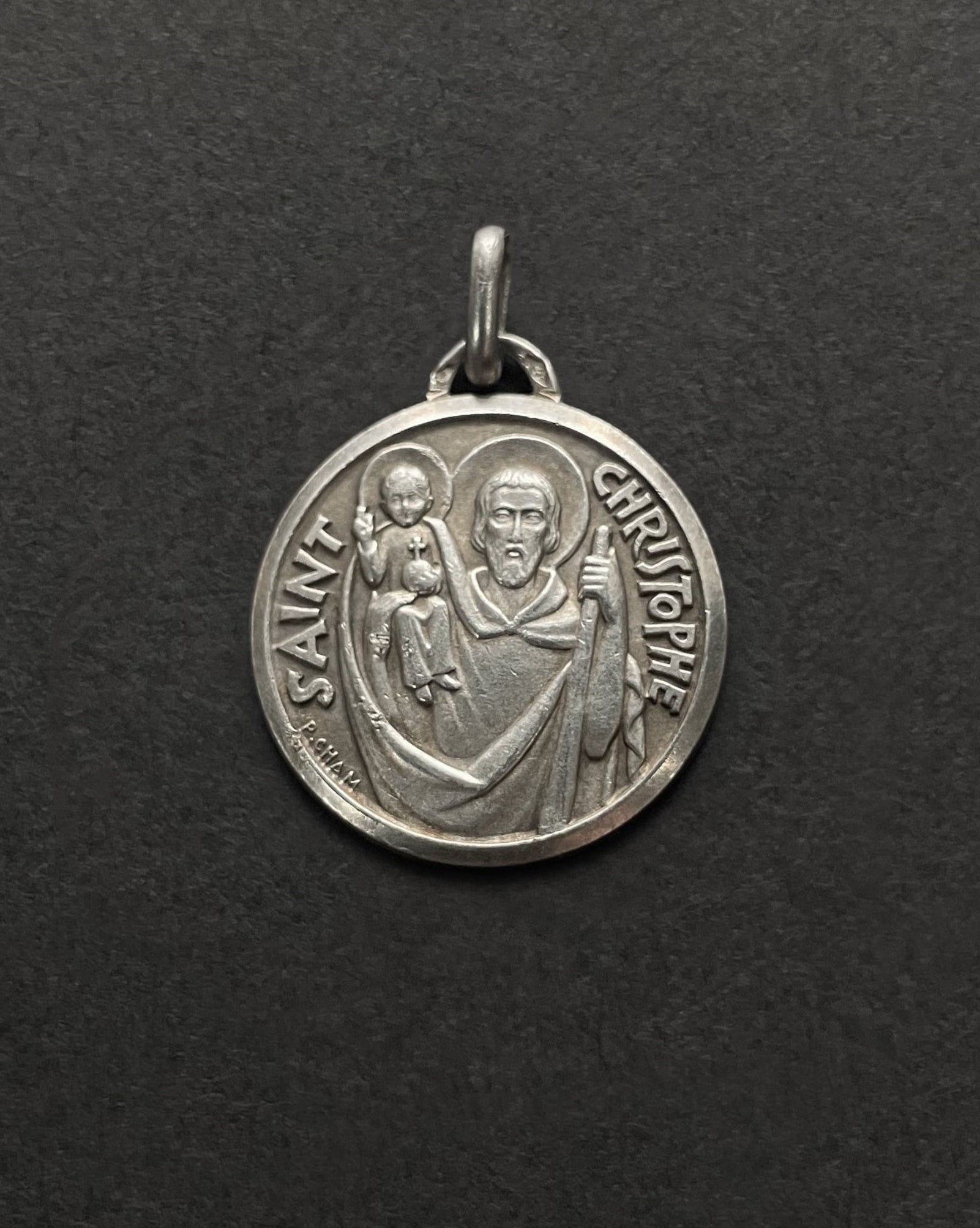 1960s French Saint Chrstophe pendant